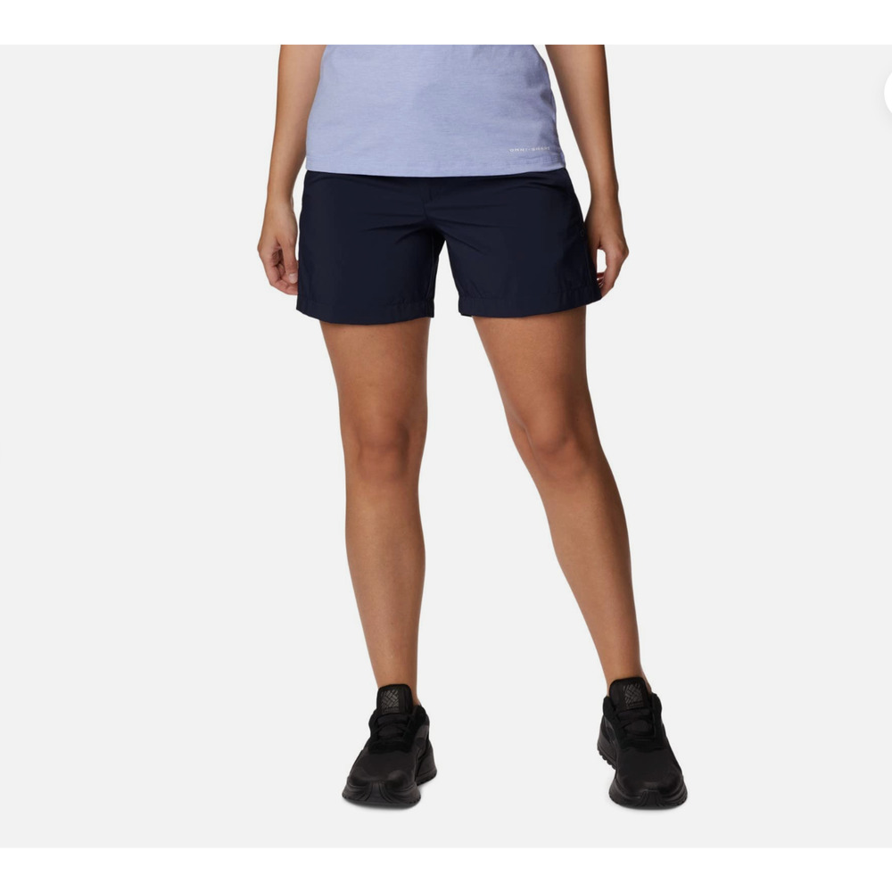 Columbia Women's Silver Ridge Utility Shorts in Navy Comfort Active Fit Sz 16